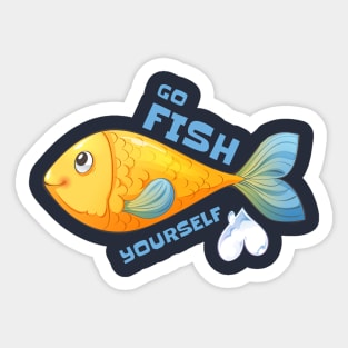 Go Fish Yourself Sticker